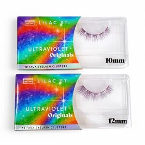 Lilac St. Faux Eyelash Clusters Ultraviolet Originals Purple Lashes 10mm 12mm